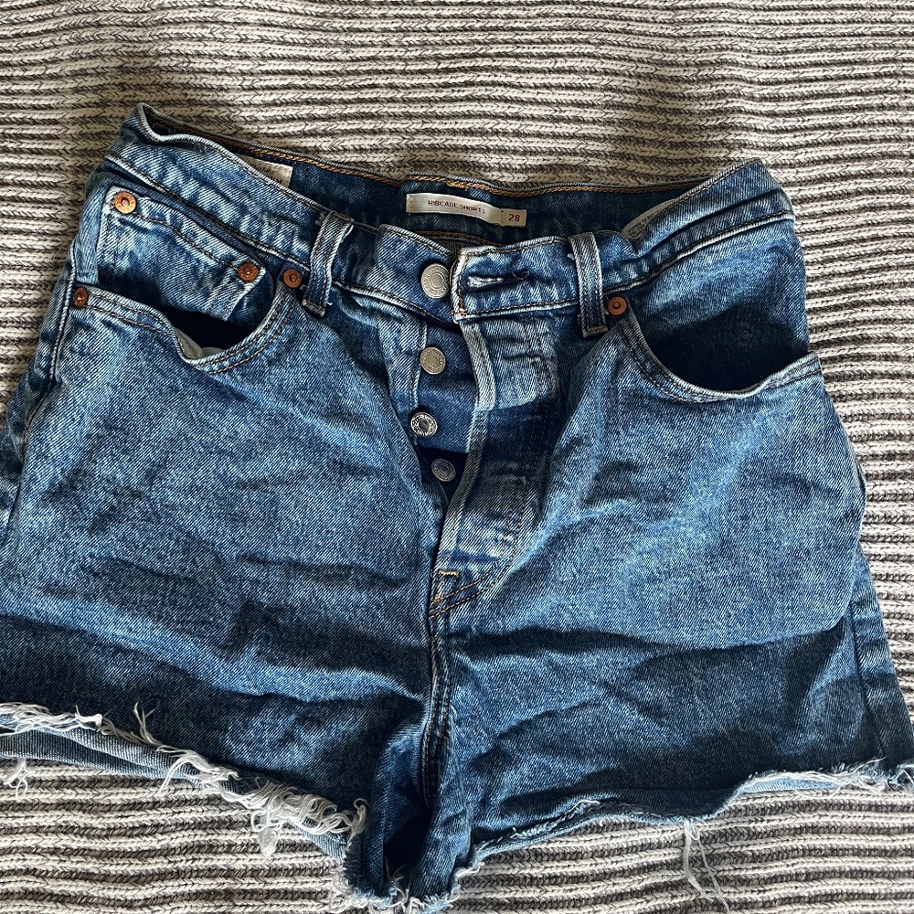 Levi's Blue Jean Shorts